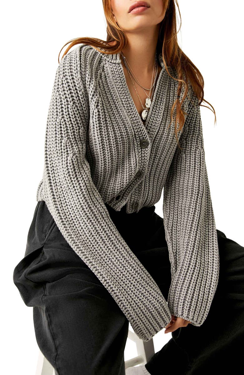 Free People Sweet Nothing Cotton Cardigan, Alternate, color,