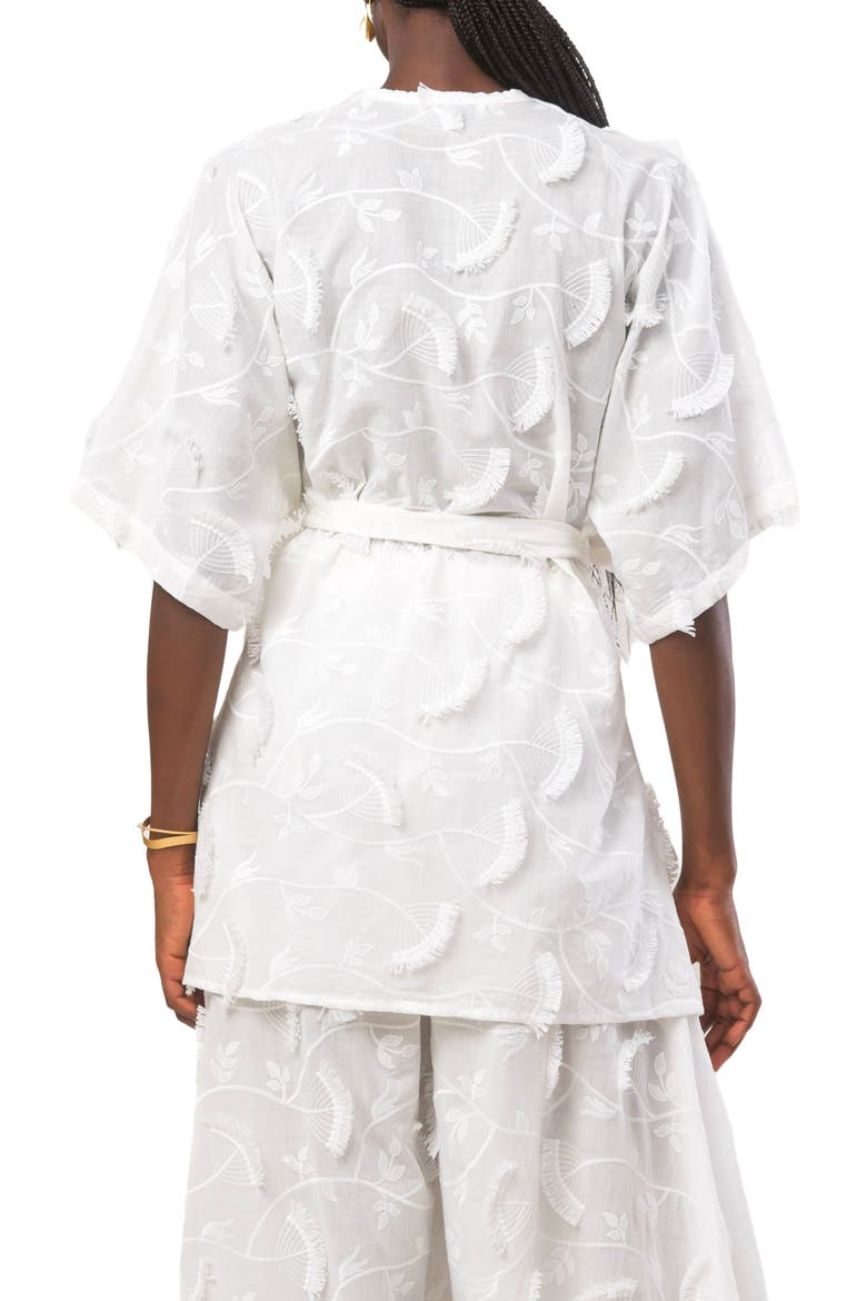 Cabana Duster, Alternate, color, Kheff Blanc