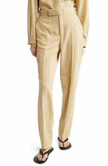 PARTOW Morrison Pin Stripe Straight Leg Pants