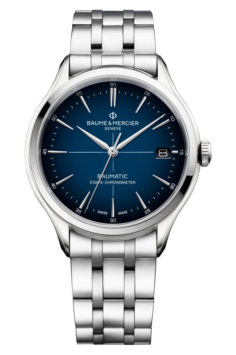 Clifton Baumatic 10468 Automatic Bracelet Watch, 40mm video