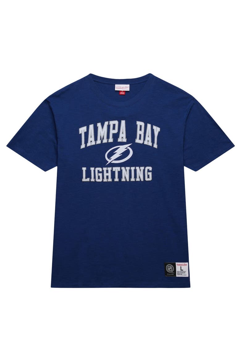 Men's Mitchell & Ness Blue Tampa Bay Lightning Legendary Slub T-Shirt, Alternate, color, Blue