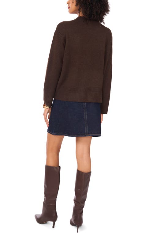 Vince Camuto Relaxed Fit Sweater In Brown