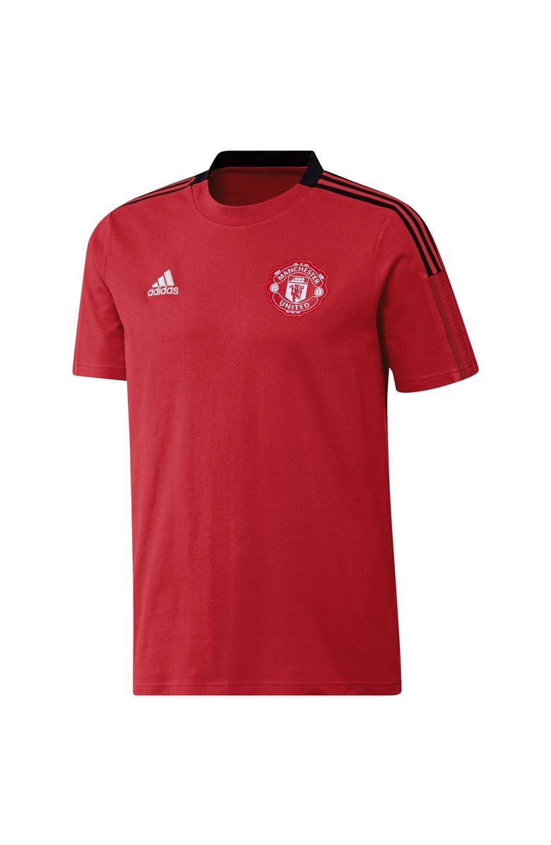 adidas Men's adidas Red Manchester United Training T-Shirt, Alternate, color,