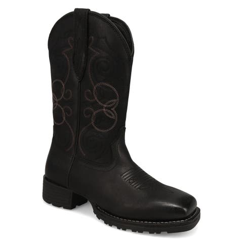 Sutton Square Toe Western Boot