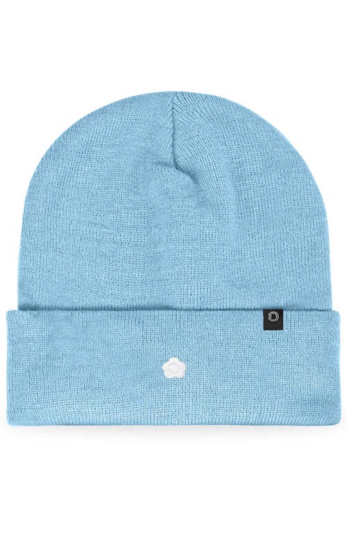 Dalix Lil Flower Beanie Cap In Blue
