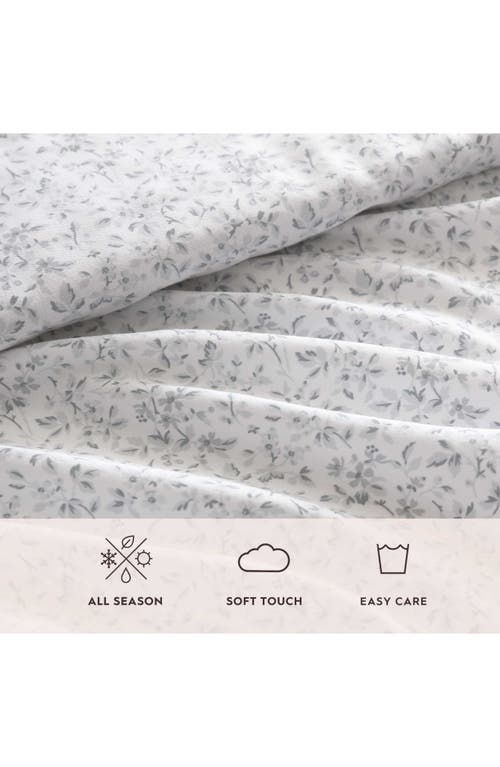 Laura Ashley Tierney Floral 300 Thread Count Cotton Sateen Sheet Set