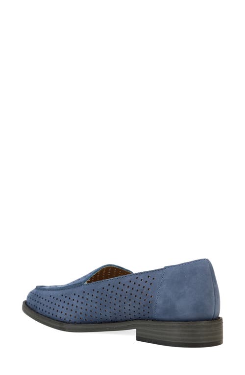 Eileen Fisher Abode Leather Loafer In Blue