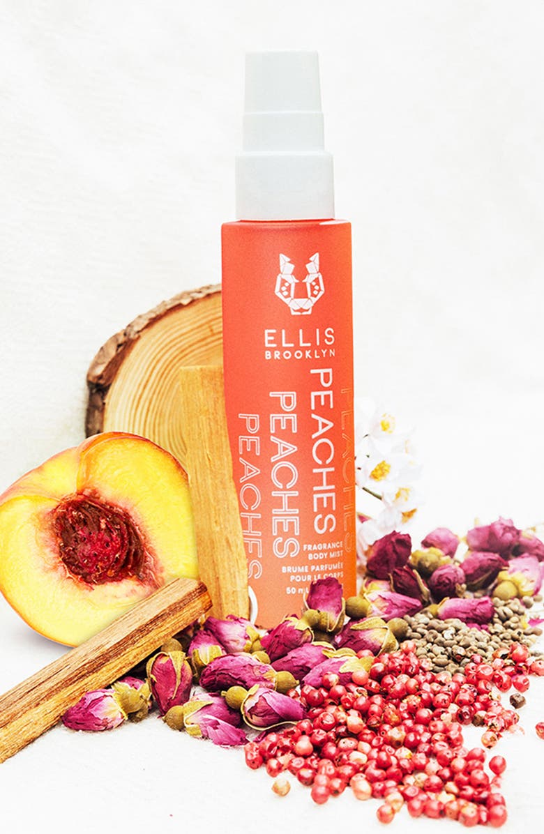 Ellis Brooklyn Peaches Fragrance Body Mist, Alternate, color,