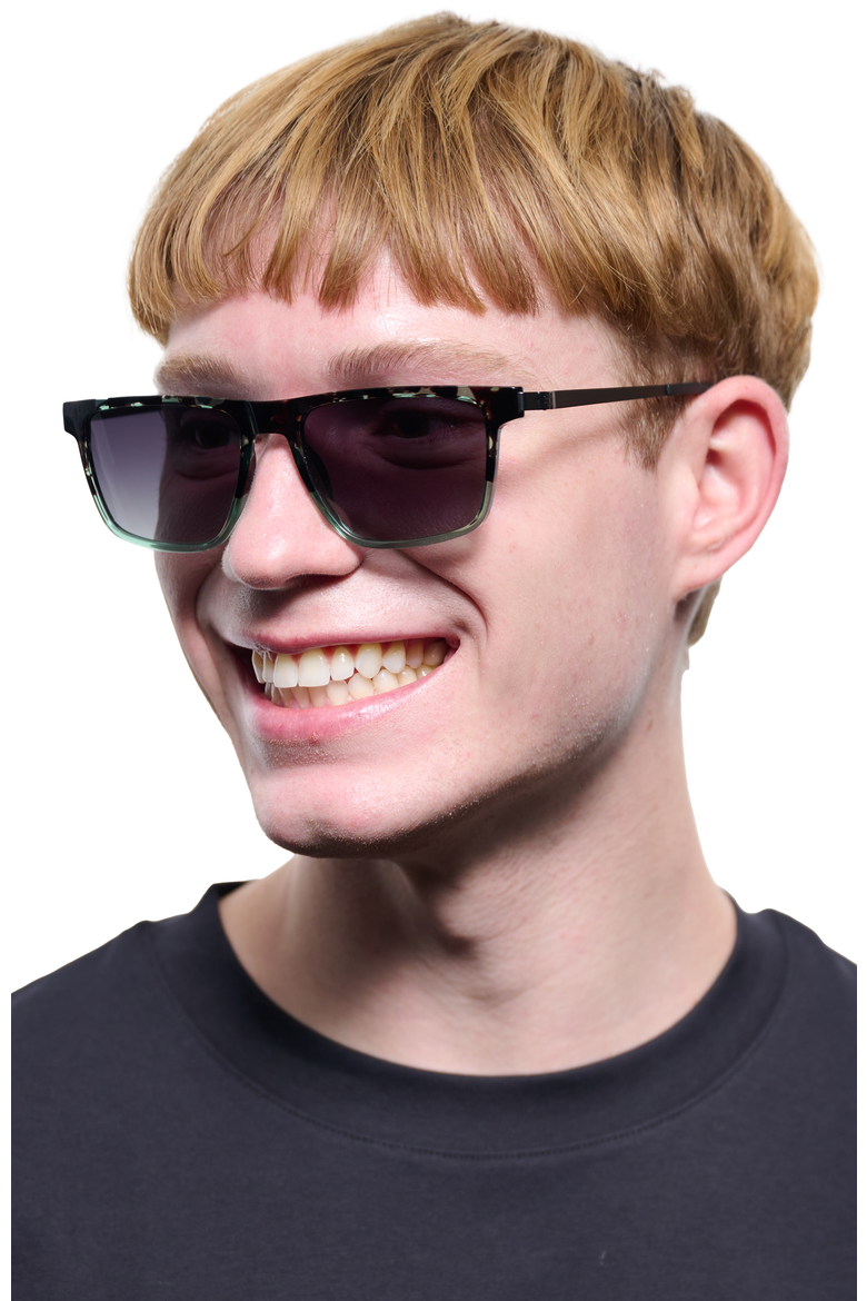 Oak Sunglasses, Alternate, color, Green Tortoise Gradient