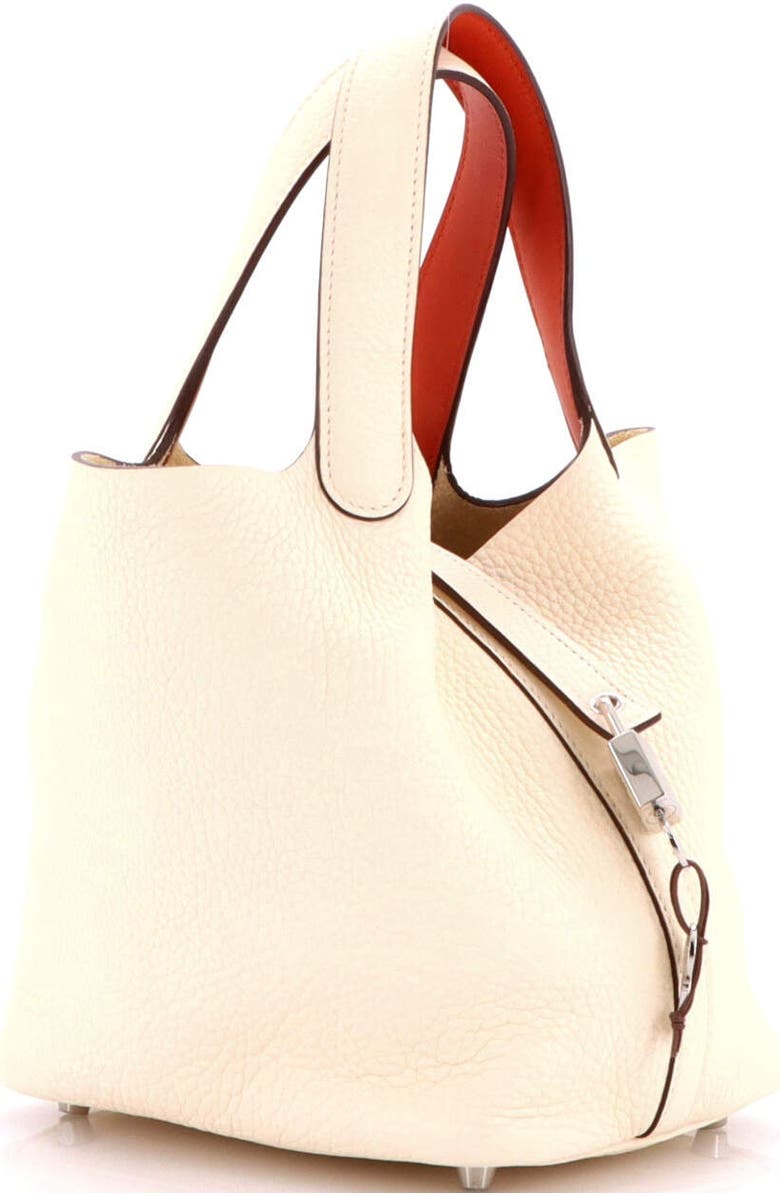 Pre-Owned Hermes Eclat Picotin Lock Bag Clemence PM, Alternate, color, Nata