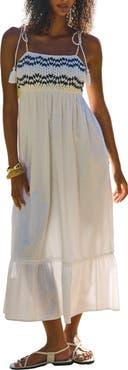 Friends Like These Tie Strap Crochet Maxi Dress