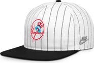Nike Men's Nike White/Black New York Yankees Cooperstown Collection Pro Adjustable Hat
