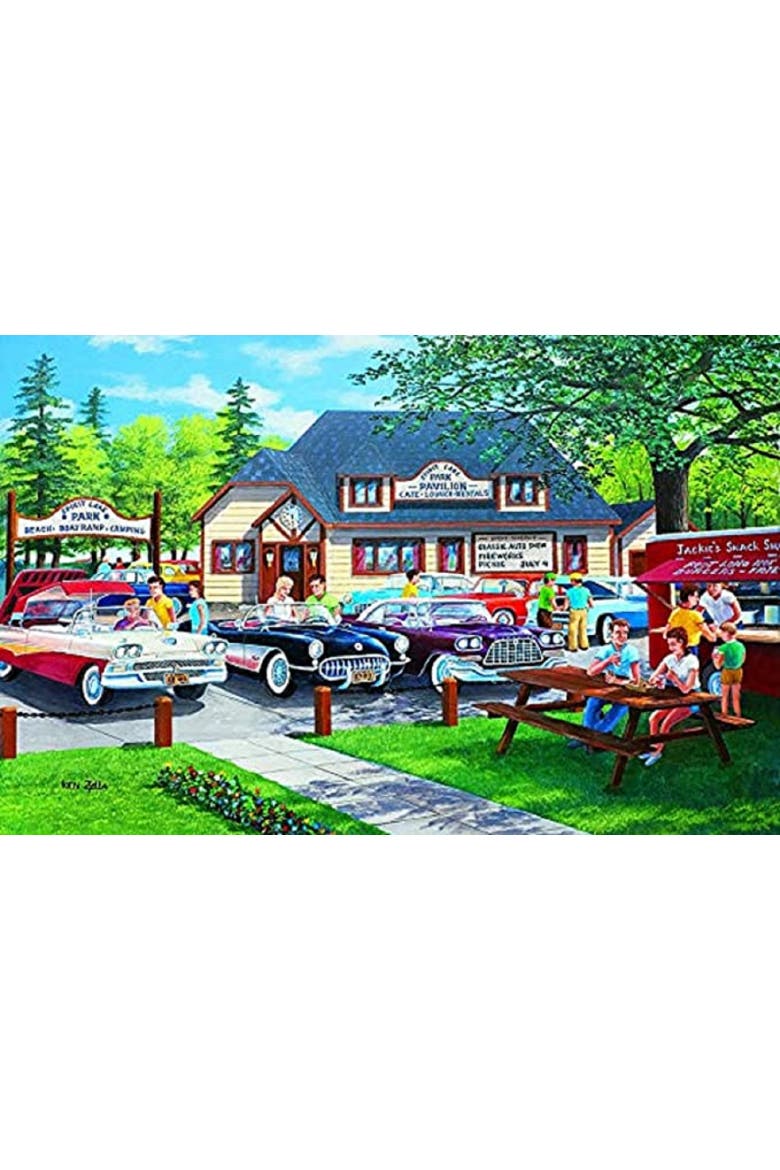 The Past Lane 1000 piece Jigsaw Puzzle for Adults, Alternate, color, Multicolor