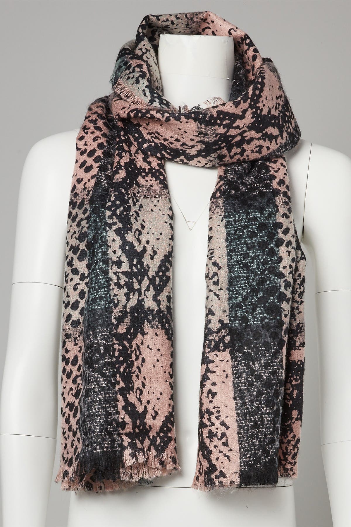 Steve Madden Cobra Check Woven Scarf (Men) | Nordstromrack