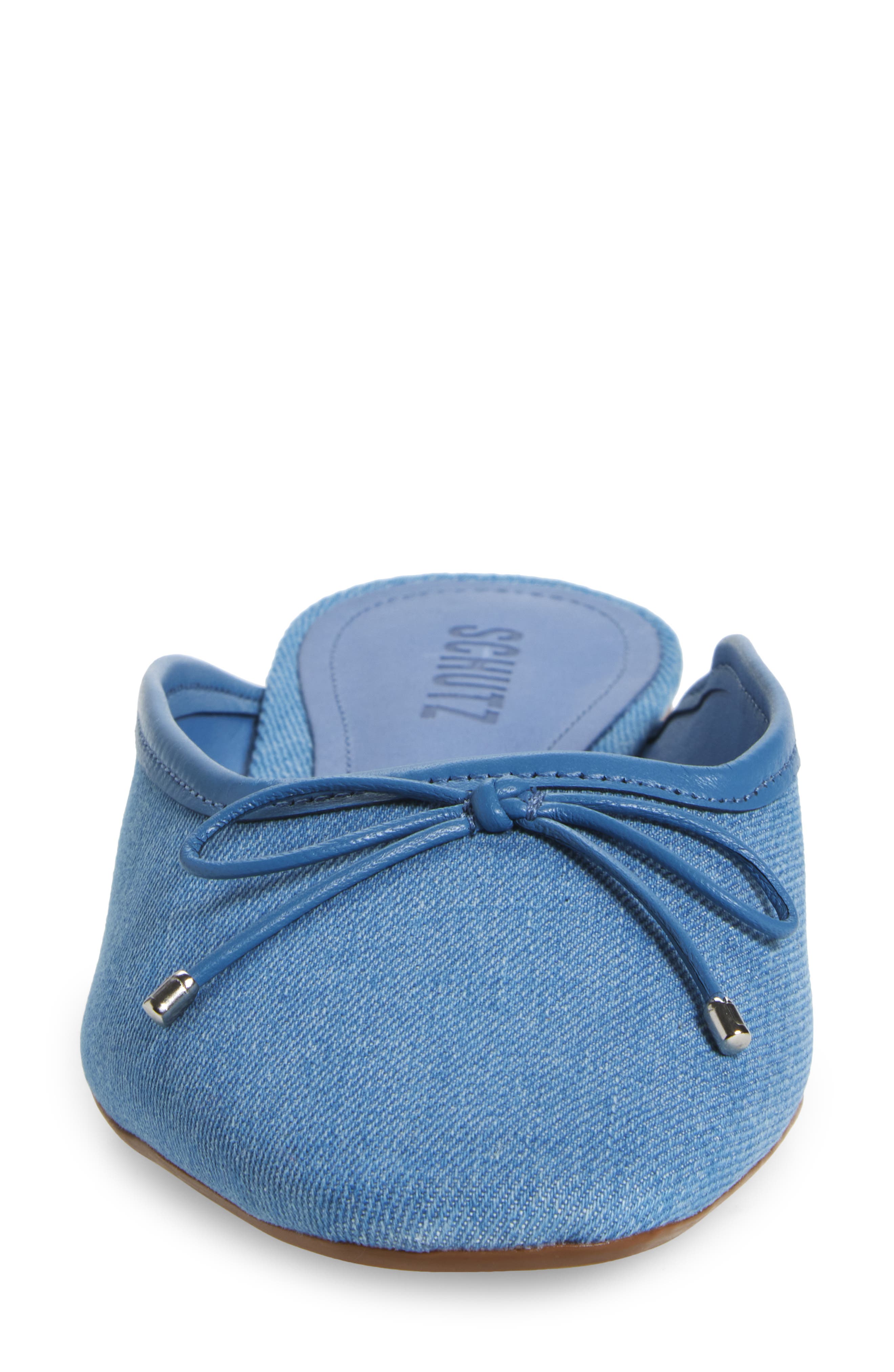 Schutz Arissa Denim Mule, Alternate, color, 