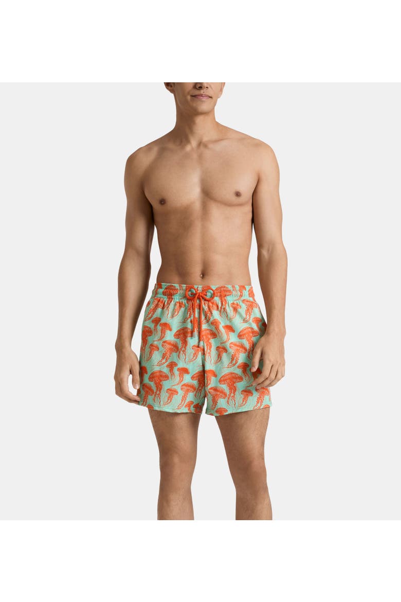 Stretch Short Swim Trunks, Main, color, Caribbean