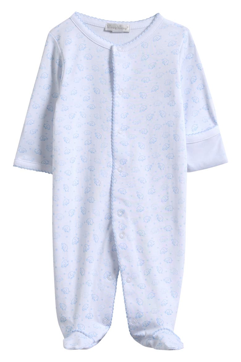 Ele-Fun Print Footie, Main, color, LIGHT BLUE