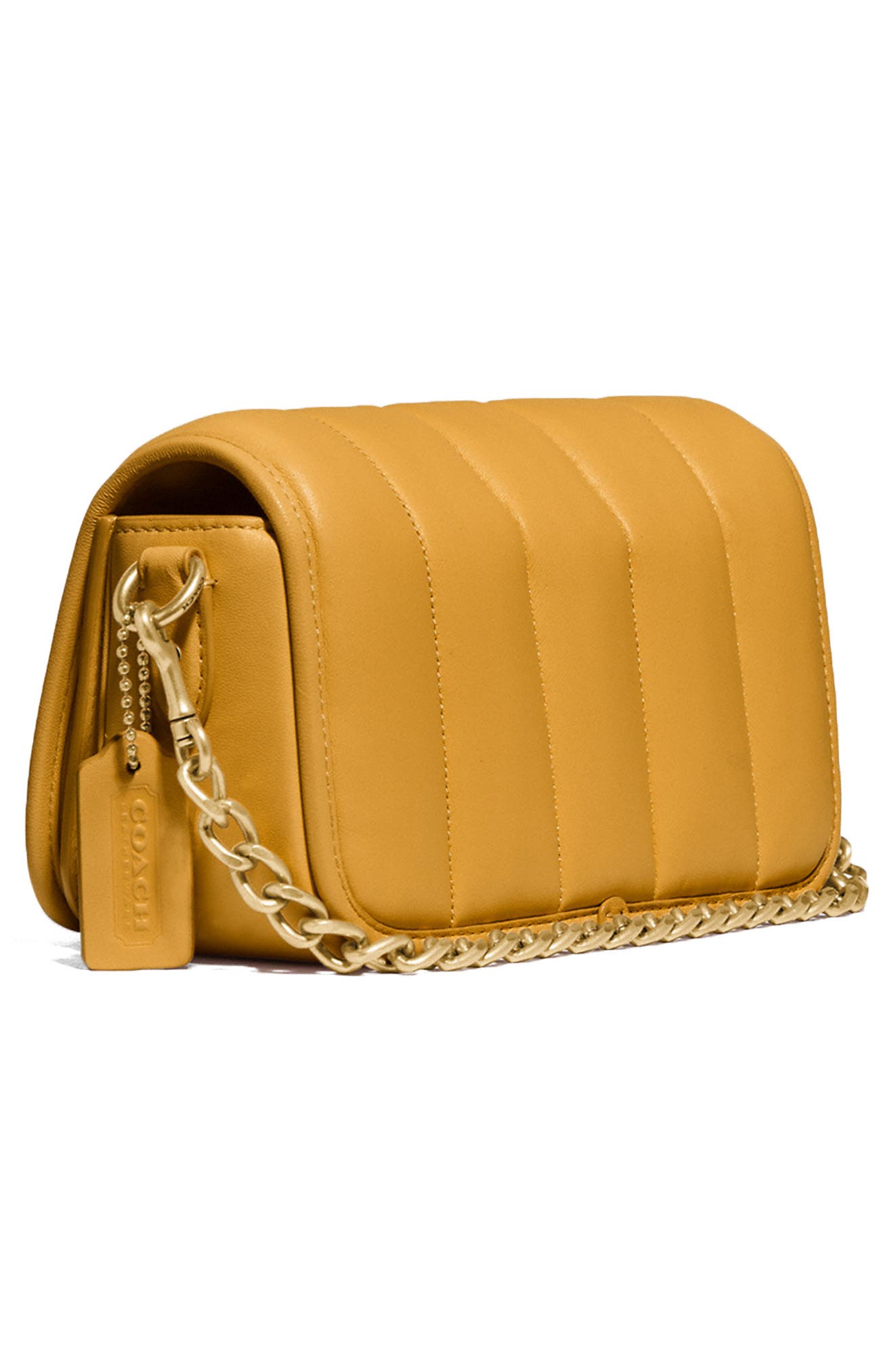 Originals Quilties Leather Crossbody Bag, Alternate, color, BUTTERCUP