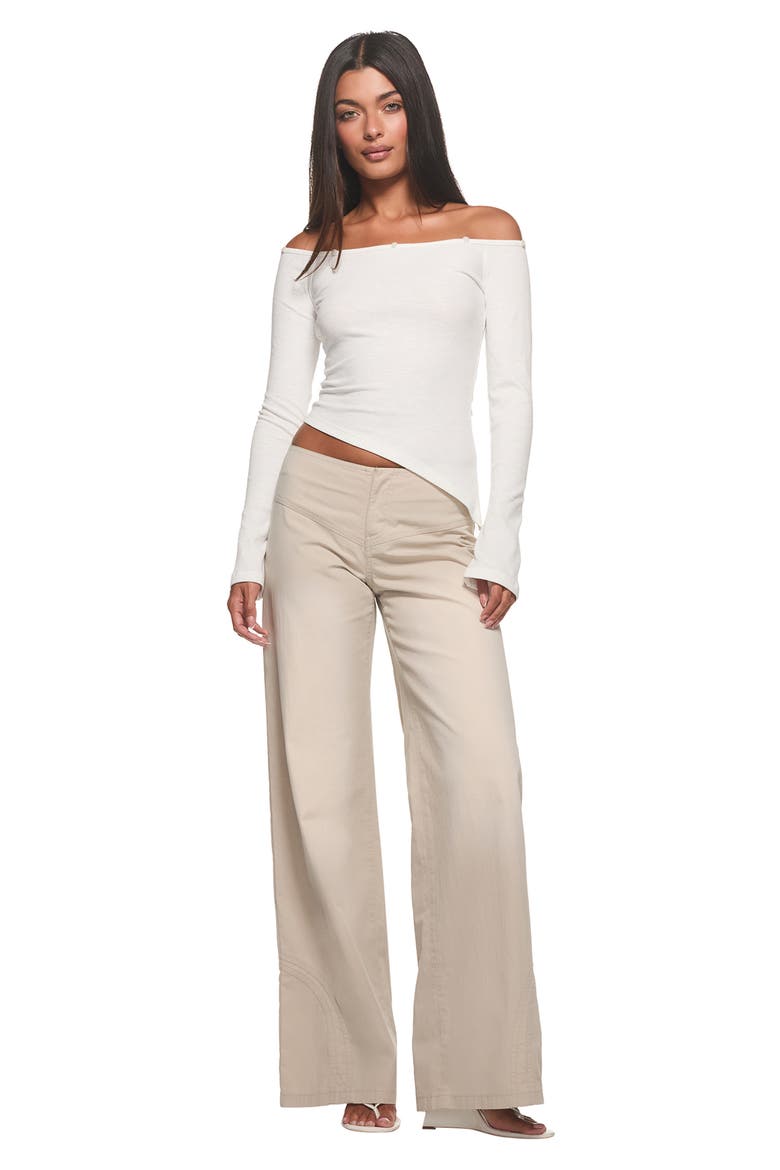 Sequoia Low Rise Straight Leg Pants, Alternate, color, CREAM