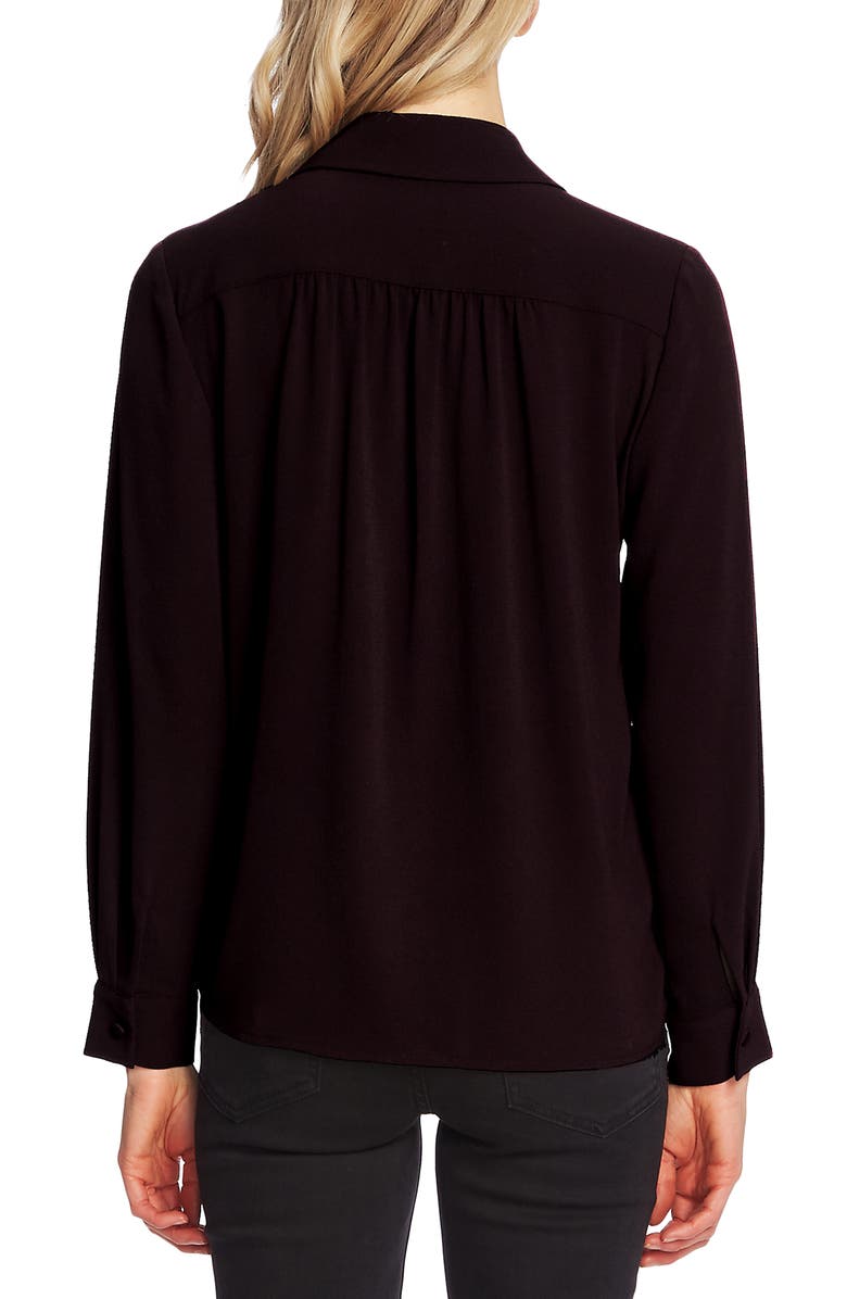 Vince Camuto Faux Wrap Top, Alternate, color, 