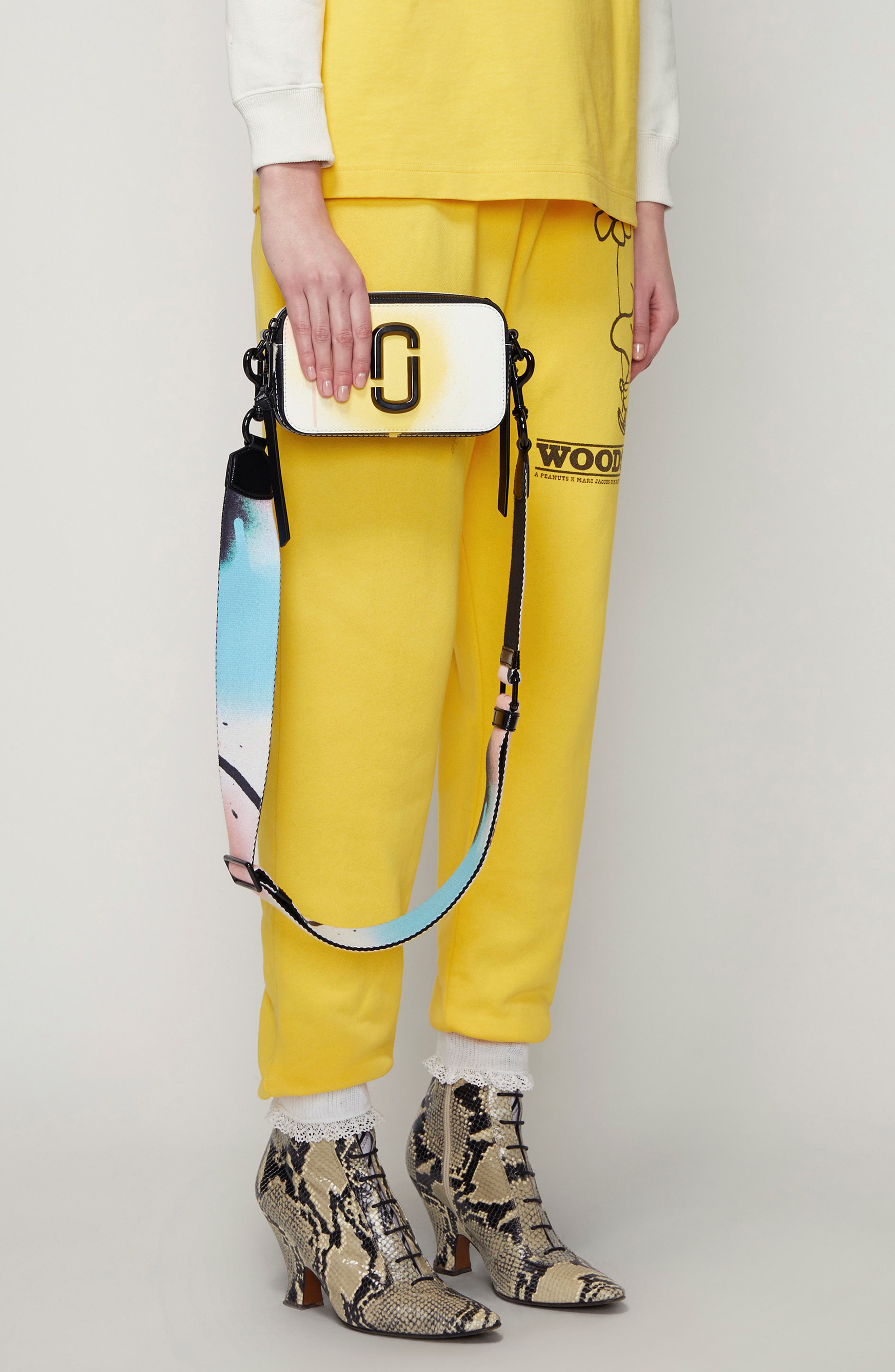 Marc Jacobs Snapshot Coated Leather Crossbody Bag, Alternate, color, 