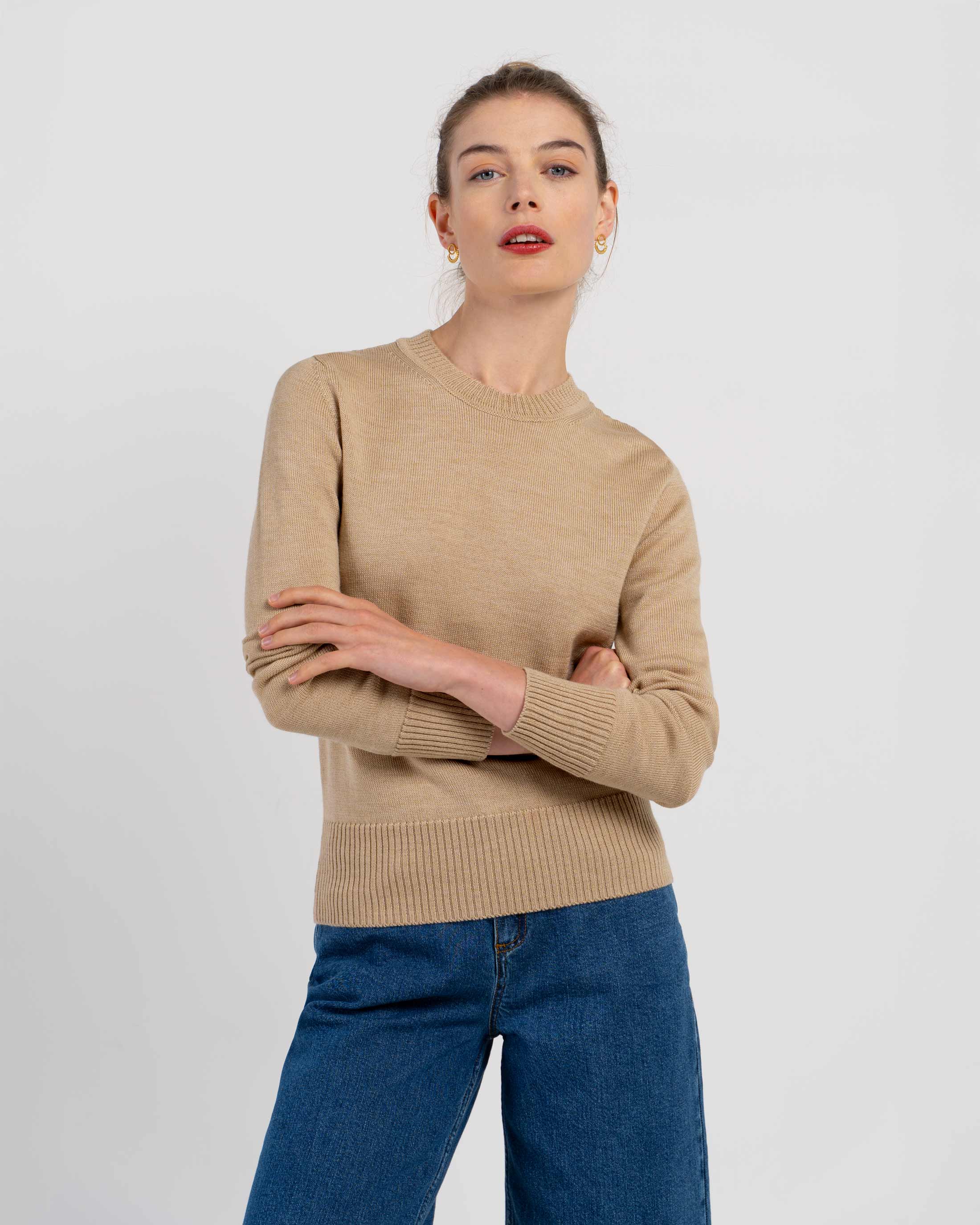 Minna Long Sleeve Crew Neck Sweater - image 3