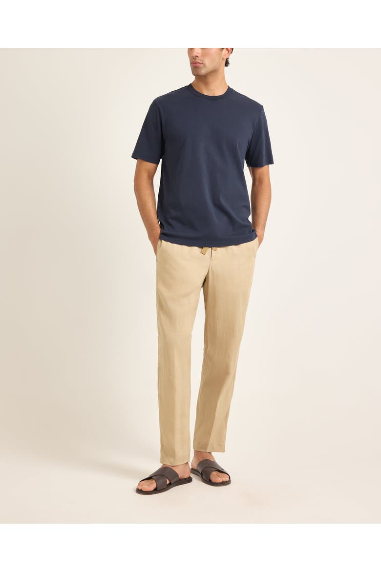 Ob Standard Easy Fit Interlock Cotton Jersey T-Shirt, Main, color, NIGHT IRIS
