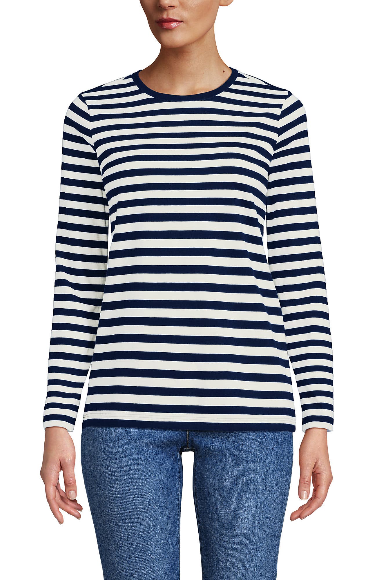 Deep Sea Navy Even Stripe