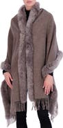 GORSKI Select Double Face Wool/Cashmere Stole With Trim