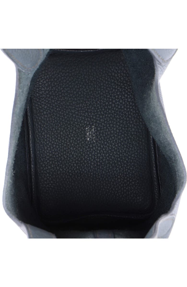 Pre-Owned Hermes Picotin Lock Bag Clemence PM, Alternate, color, Bleu Orage