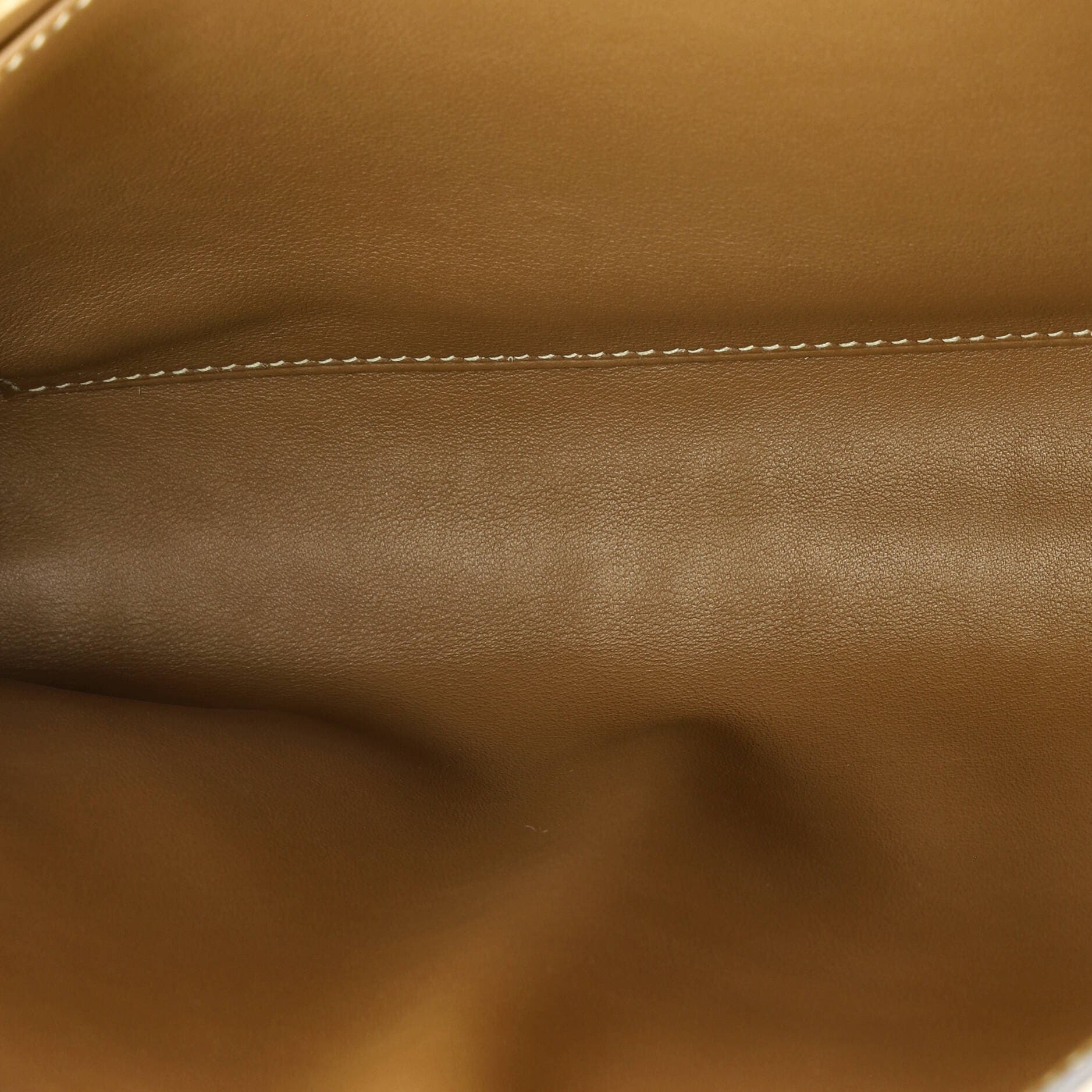 Pre-Owned Hermes Sac a Depeches Messenger Bag Verso Evergrain 29, Alternate, color, Verso - Trench/Alezan