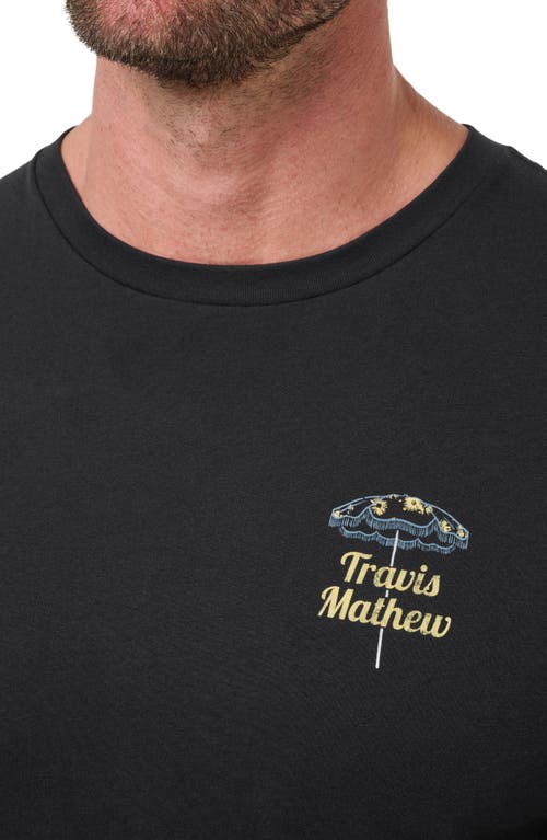 Travismathew Vacation Home Graphic T-shirt In Black