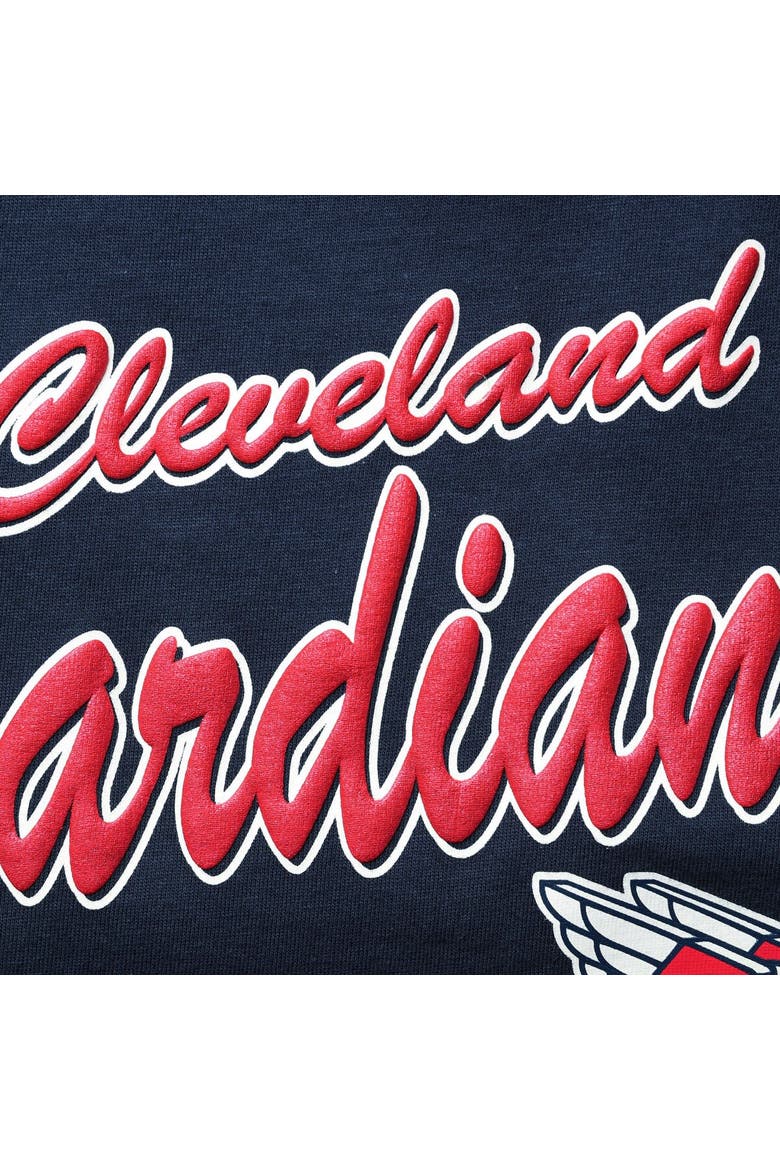 Women's DKNY Sport Navy Cleveland Guardians Marcie Tank Top, Alternate, color, Navy