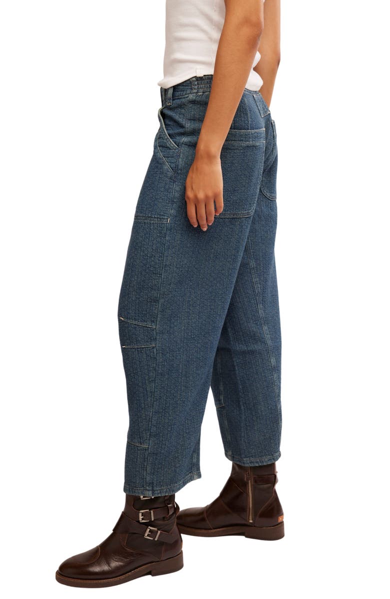 Free People Midnight Voyage Harem Jeans, Alternate, color, 