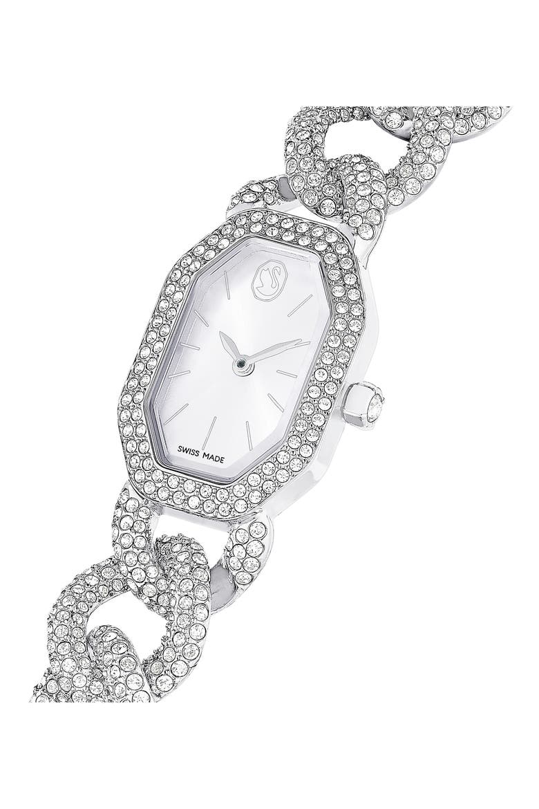 Dextera Bracelet Watch, 44mm, Alternate, color, SILVER