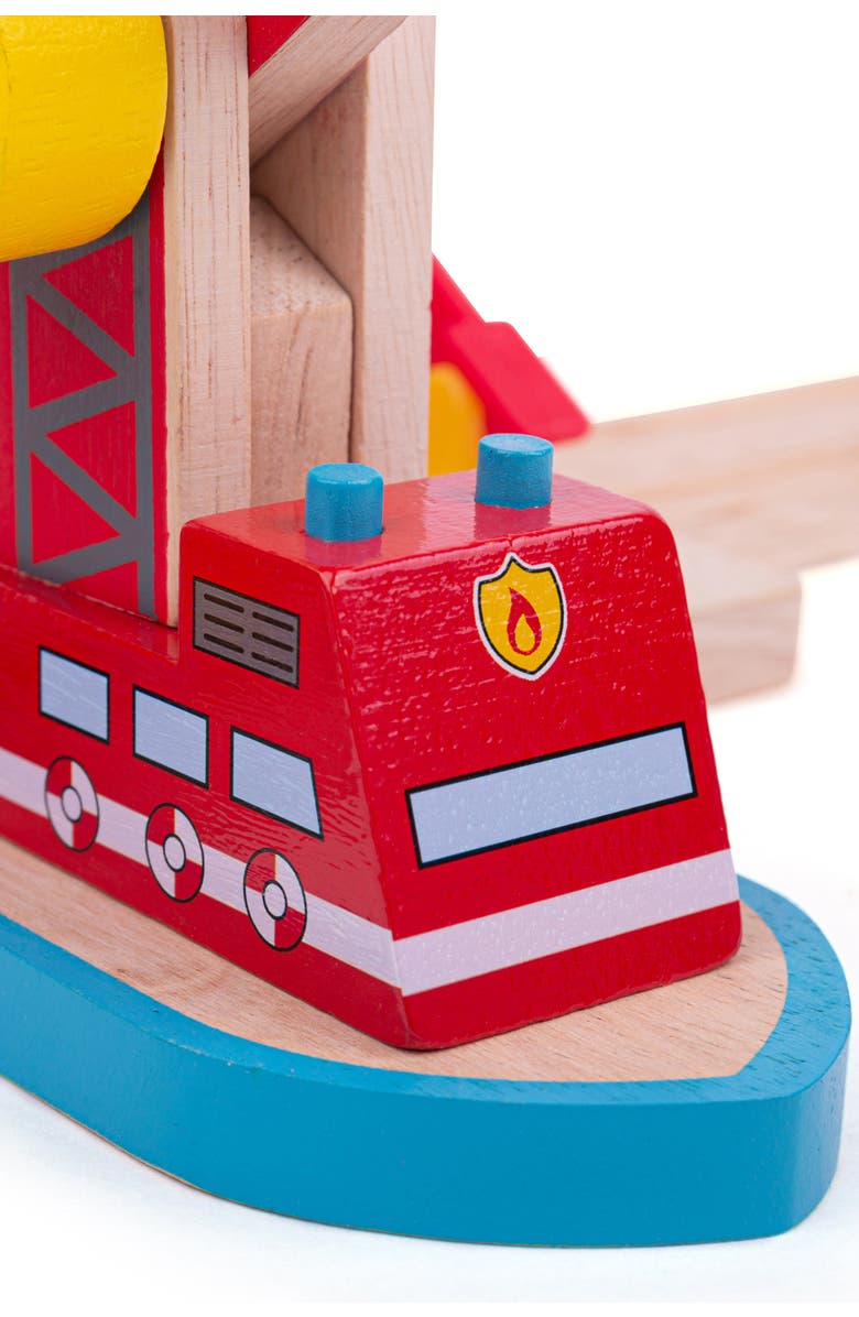 Bigjigs Rail Fire Sea Rescue, Alternate, color, Multicoloured