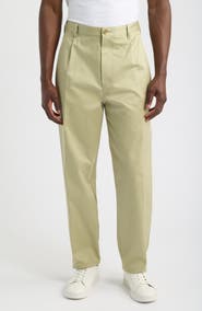 BOSS Kai Pleated Cotton Trousers