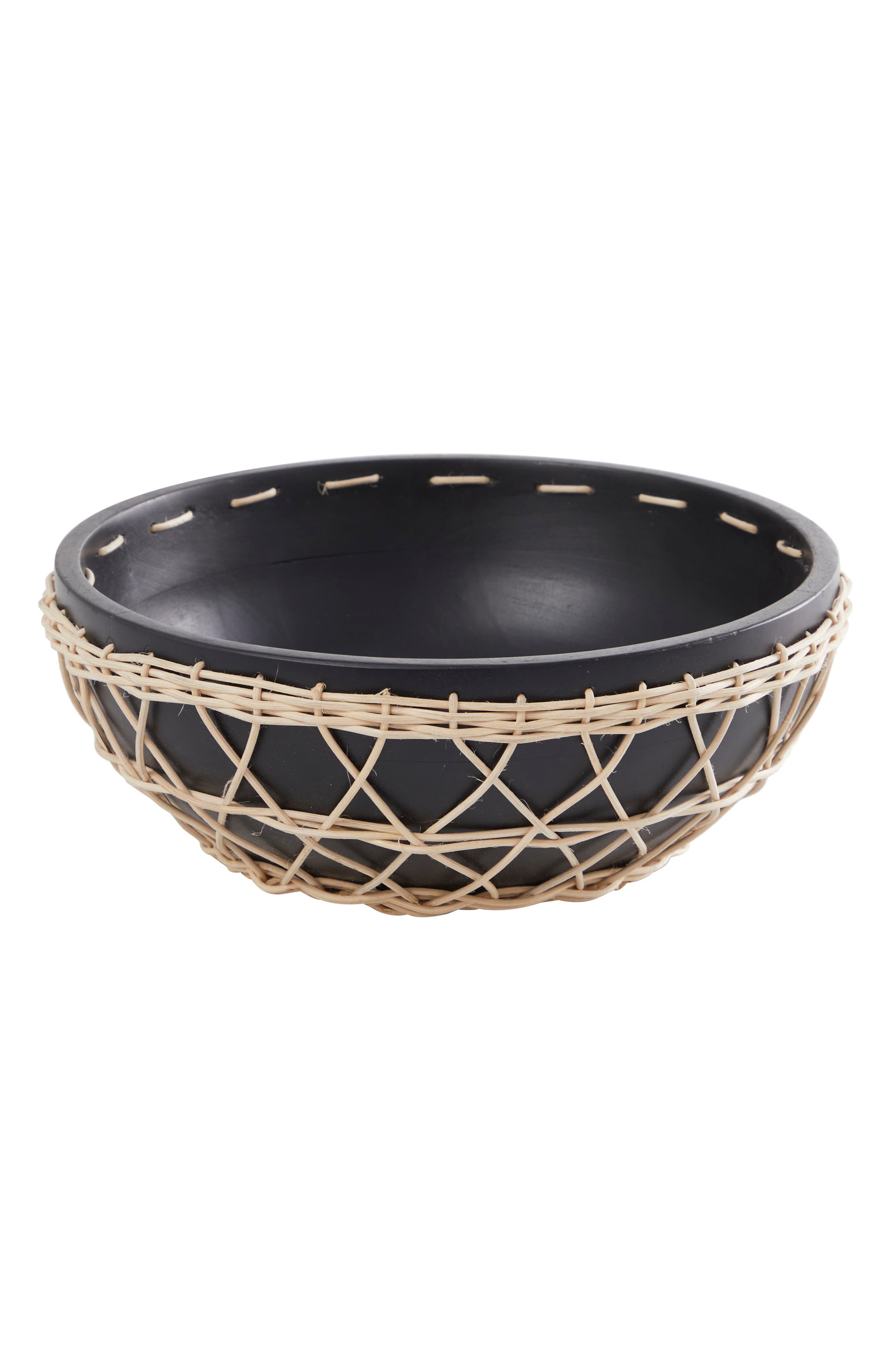 GINGER BIRCH STUDIO Decorative Wood Bowl