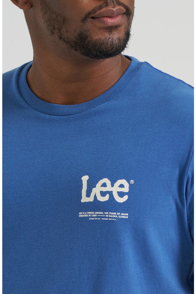 Logo Graphic T-Shirt, Alternate, color, TRUE NAVY