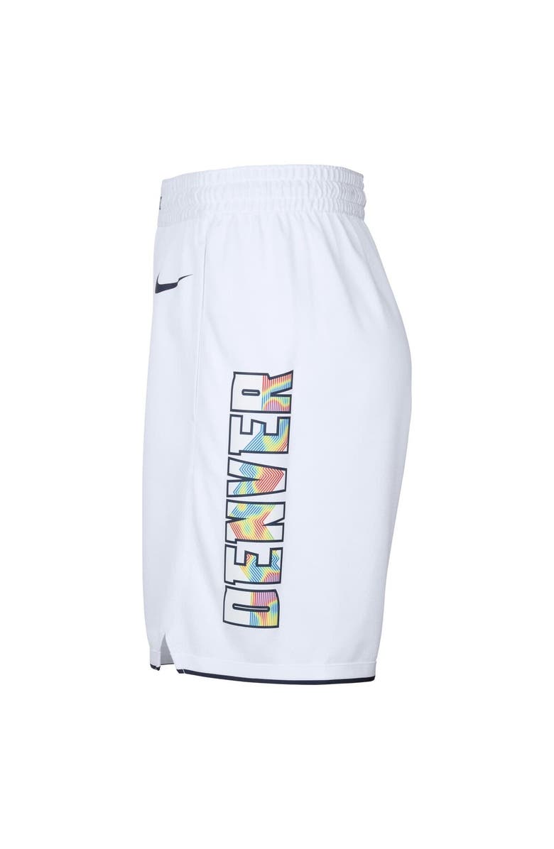 Nike Men's Nike White Denver Nuggets 2024/25 City Edition Swingman Shorts, Alternate, color, 
