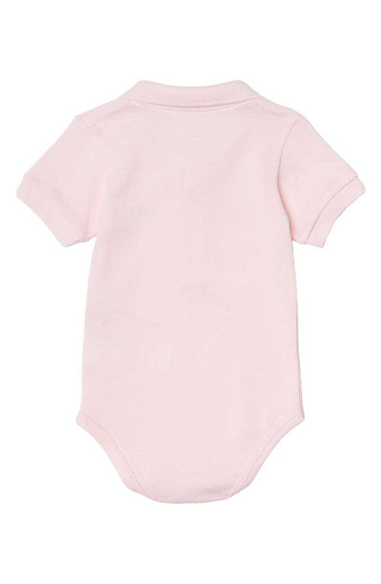 Lacoste Cotton Polo Romper, Alternate, color, 
