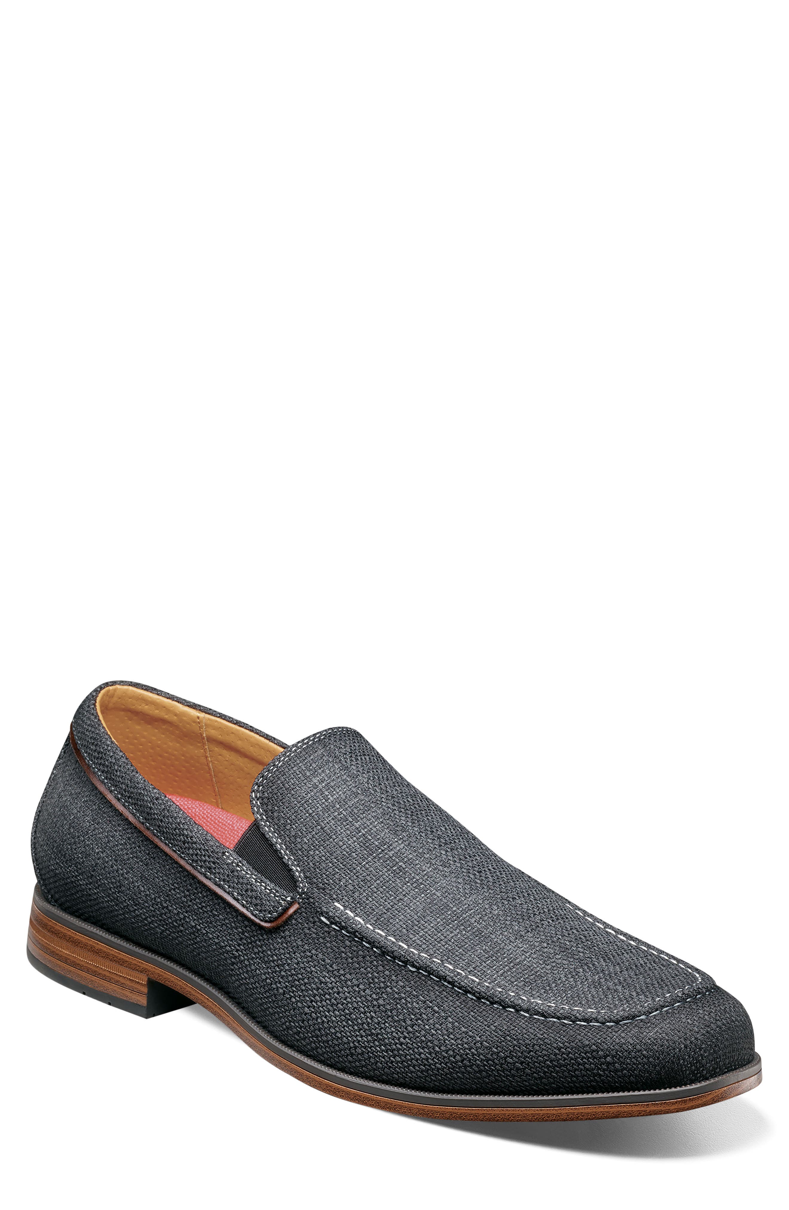 Stacy Adams Ridgely Loafer, Main, color, Charcoal
