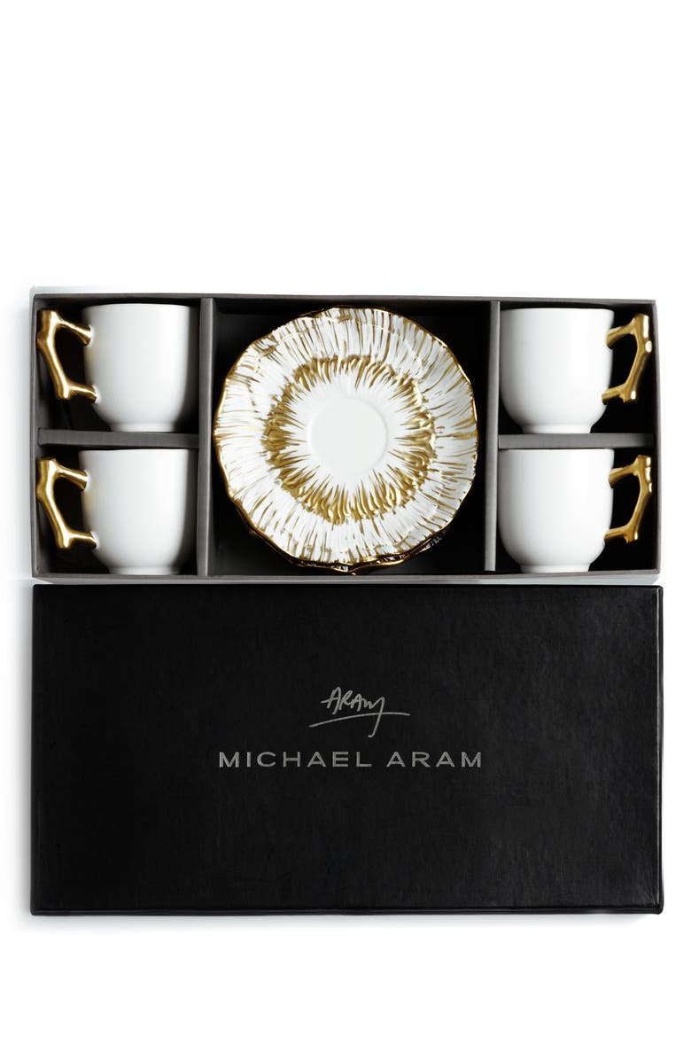 Michael Aram Anemone Demitasse Set, Alternate, color,