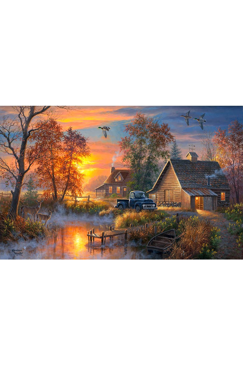 Misty Cabin 1000 piece Jigsaw Puzzle for Adults, Alternate, color, Multicolor