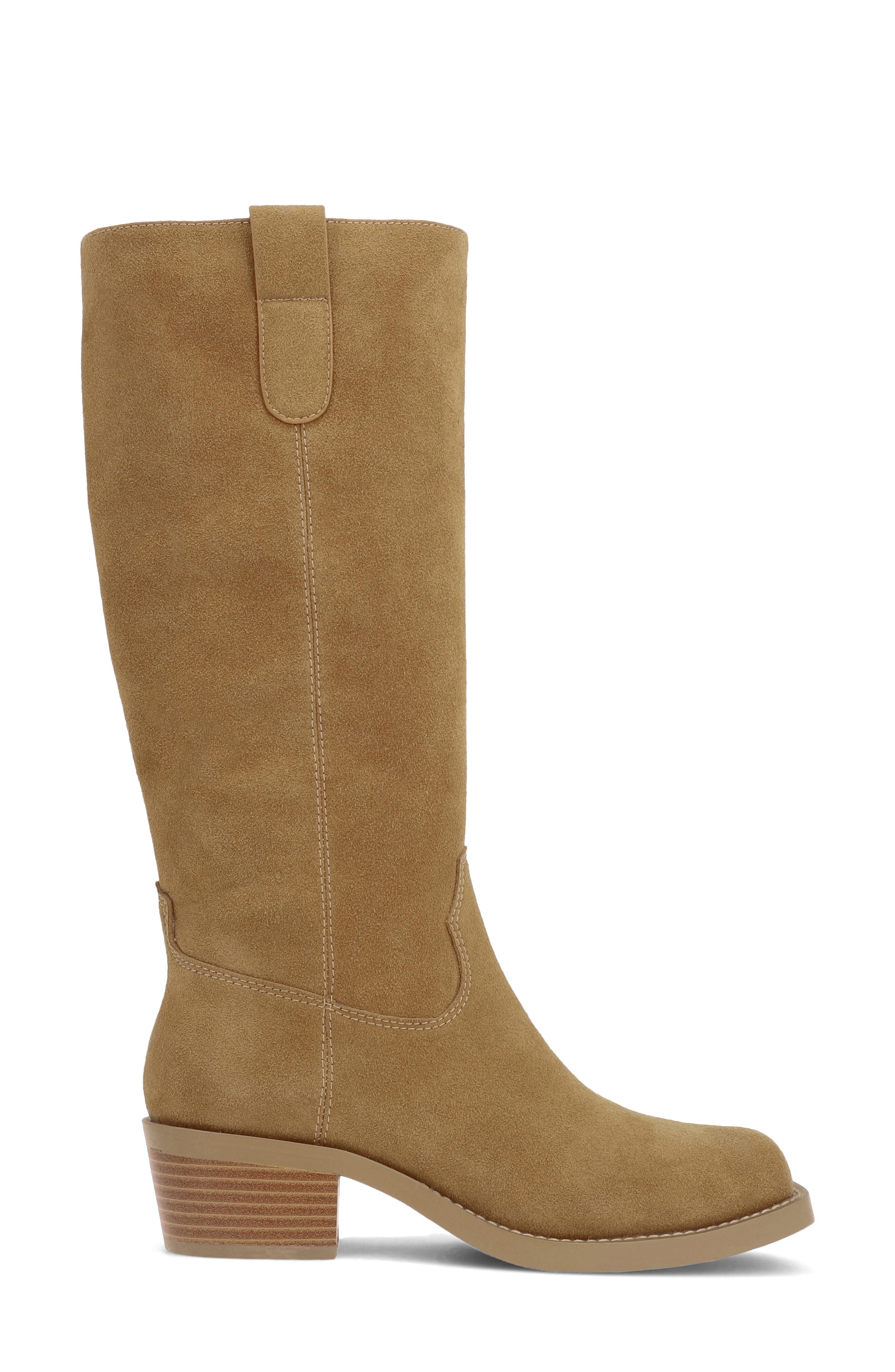 MIA Duston Block Heel Boot, Alternate, color, Tan