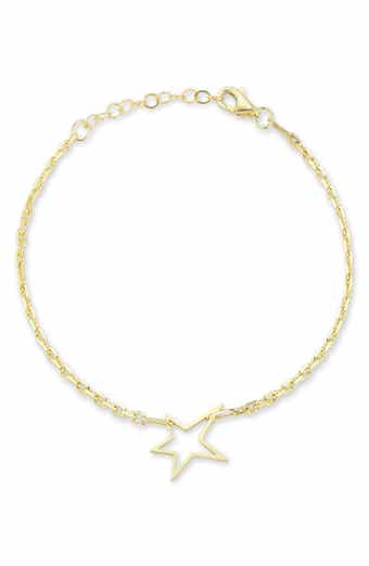 Star Charm Paper Clip Chain Bracelet