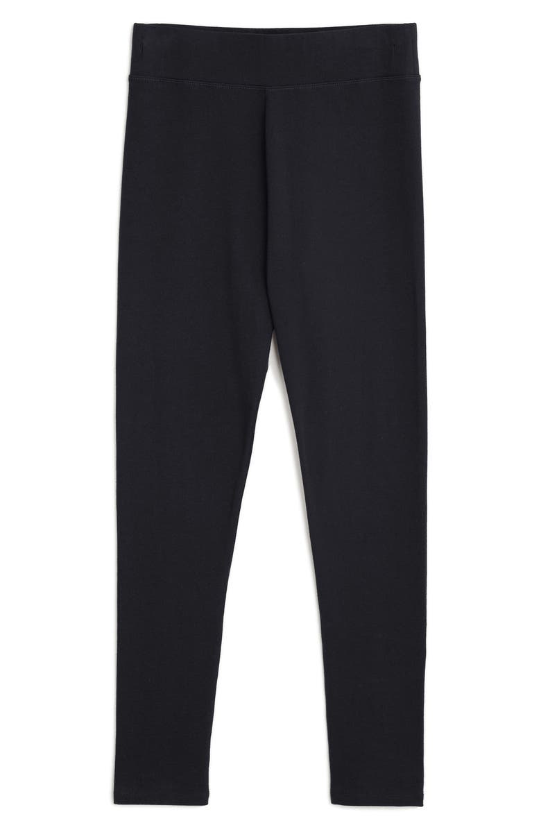 Seasalt Cornwall Sea Dance Cotton Leggings, Alternate, color, Black