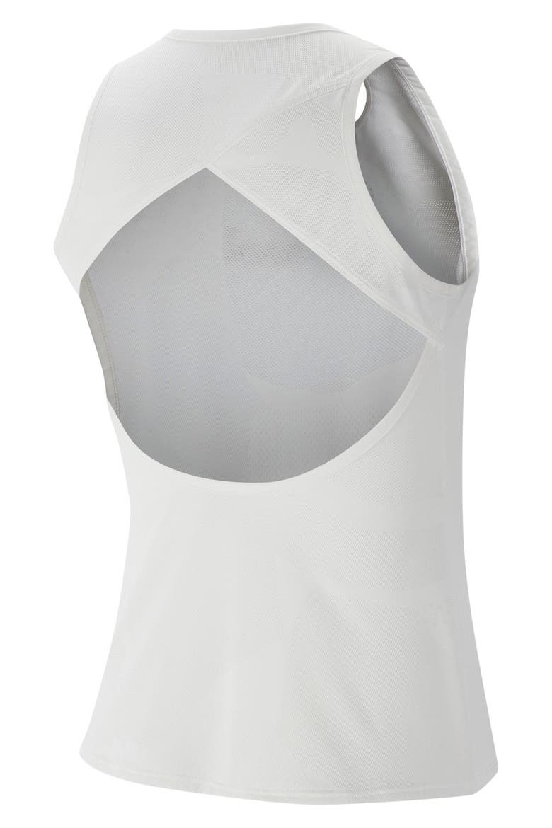 Court Dri-FIT Tennis Tank, Alternate, color, WHITE/ OFF NOIR