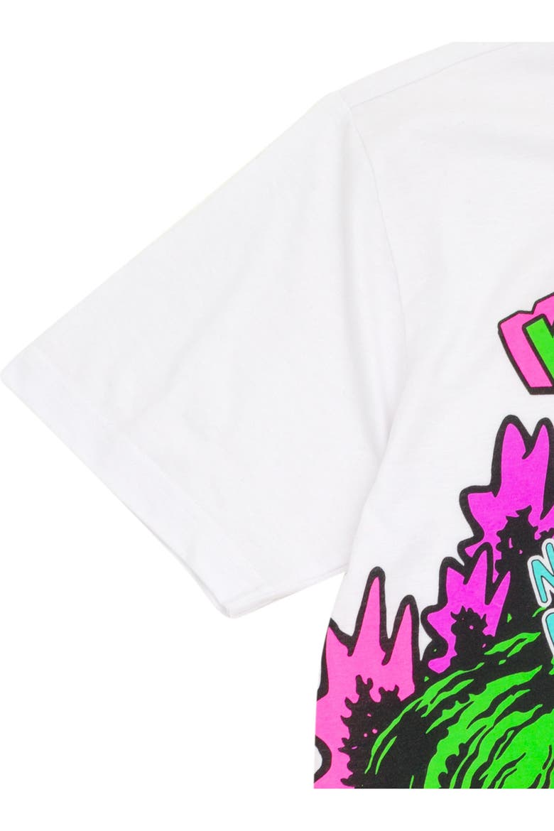 Short Sleeve T-Shirt, Alternate, color, Street Art White