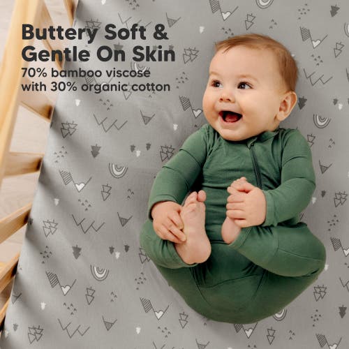 Keababies 2-pack Aereo Fitted Crib Sheets In Woodland